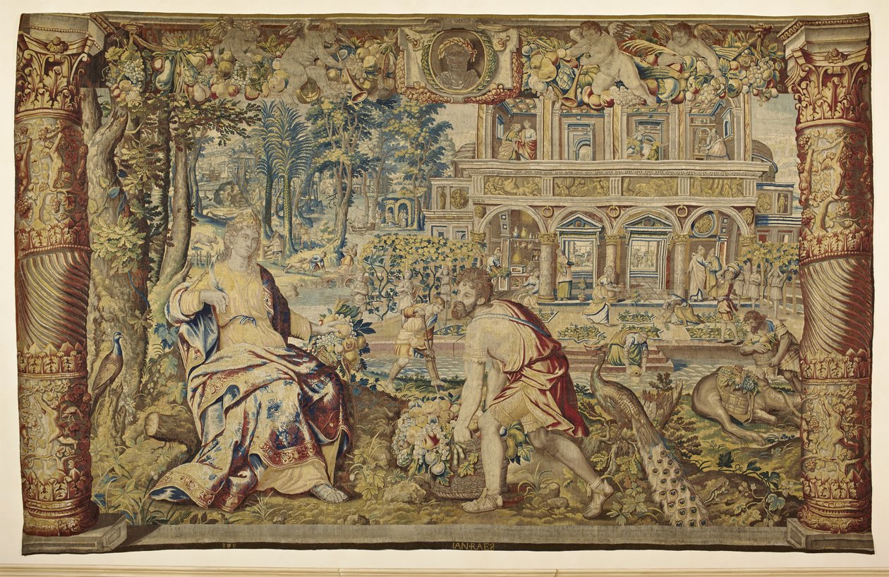 वर्टूमेनस और पोमोना, c.1630 द्वारा जन II रास