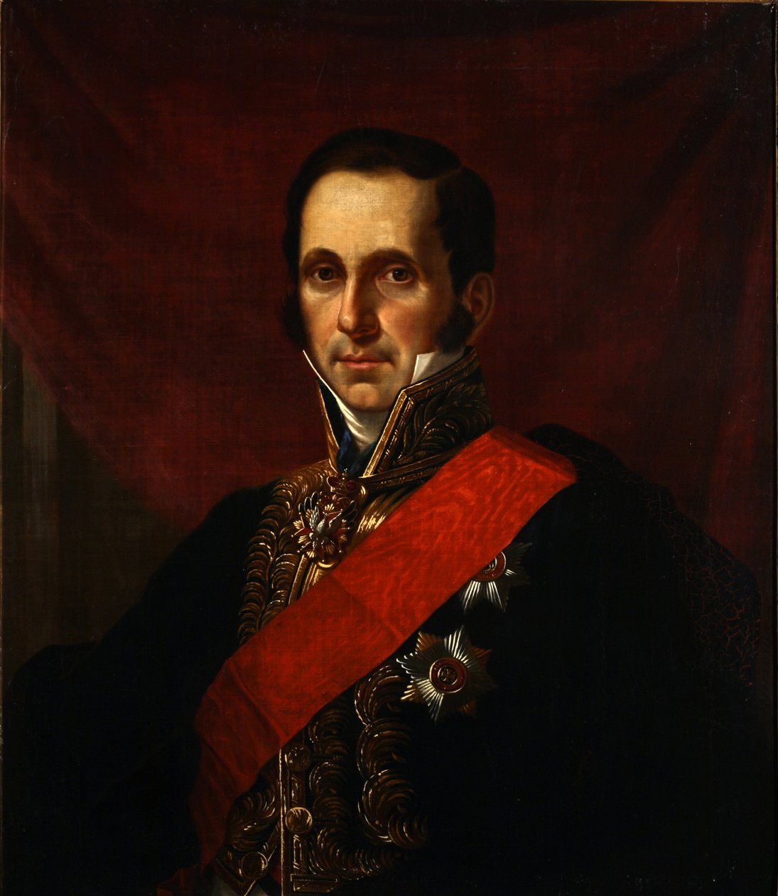 काउंट सर्गेई सेमियोनोविच उरावोव का पोर्ट्रेट 1786-1855, 1844 द्वारा जान केसावेरी कान्वस्की