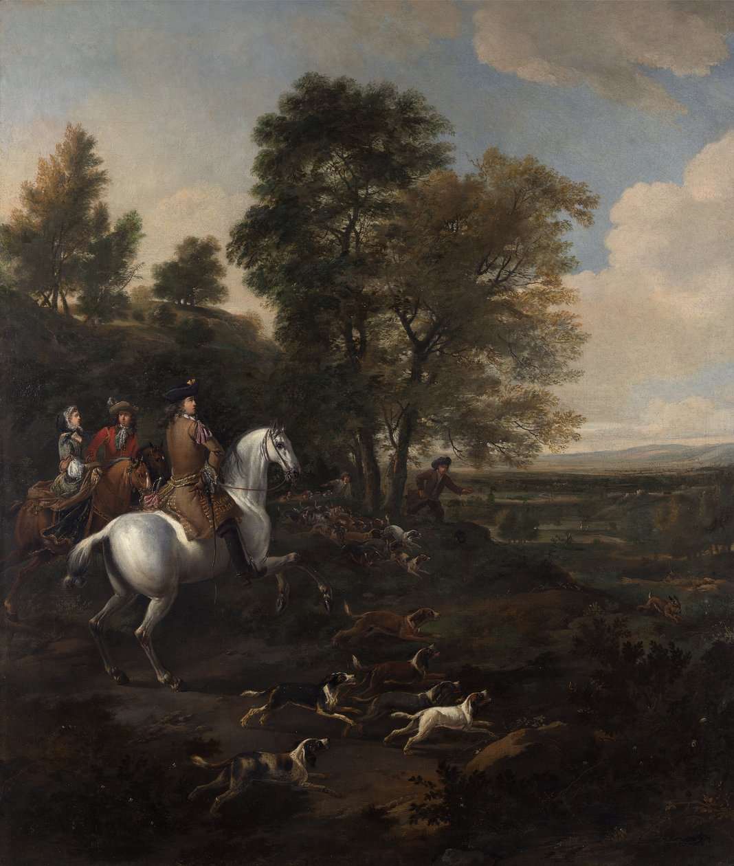 हरे शिकार, c.1690 द्वारा जन व्याक