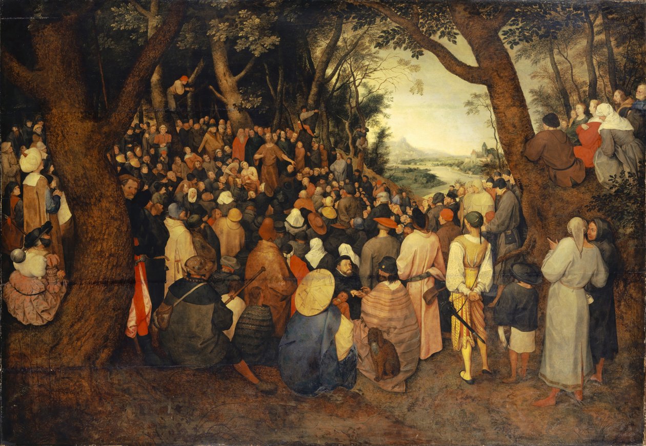 संत जॉन द बैपटिस्ट का उपदेश, c.1598 द्वारा जन एल्डर ब्रूघेल