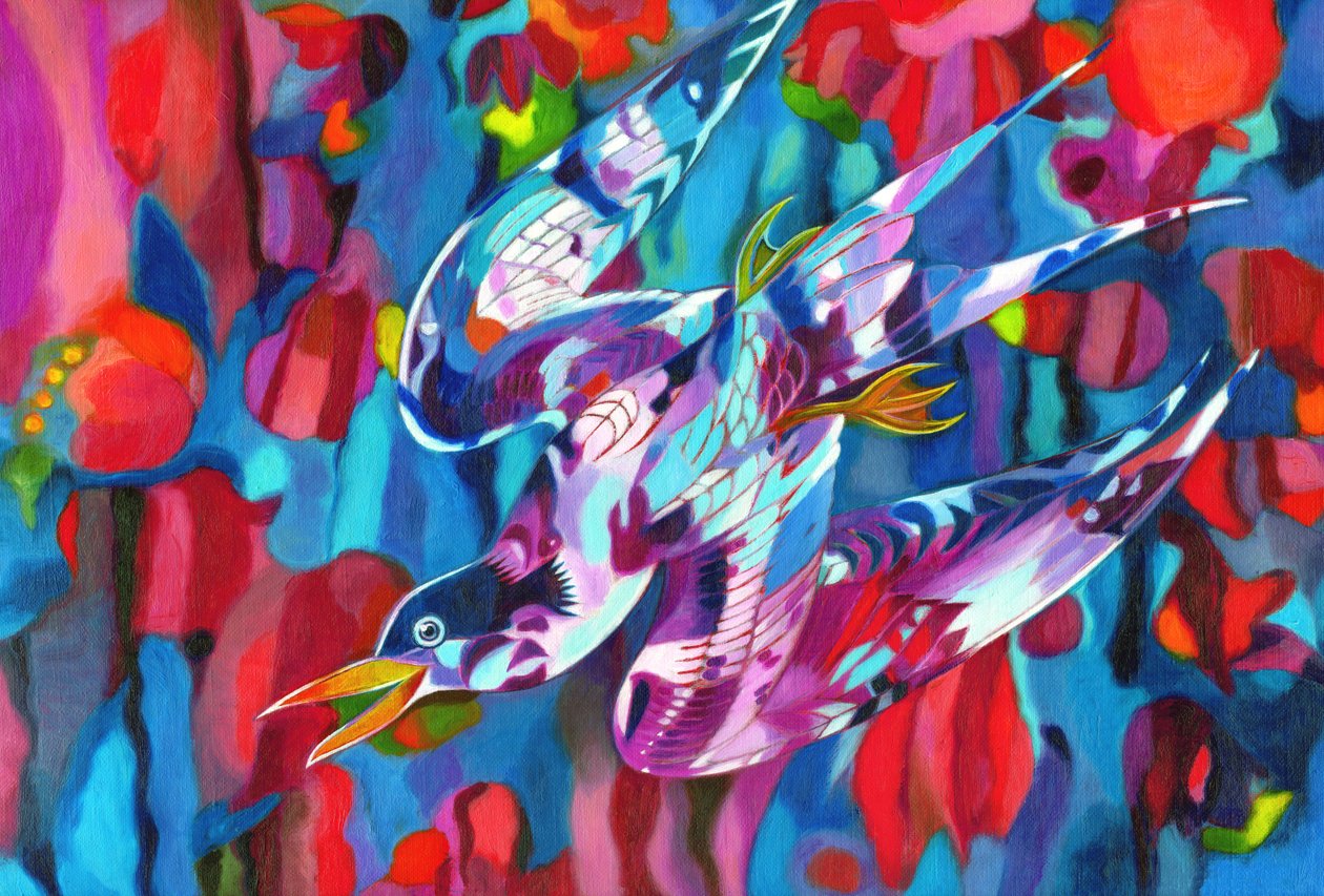 डाइविंग बर्ड, 2013, द्वारा जेन टैटर्सफ़ील्ड