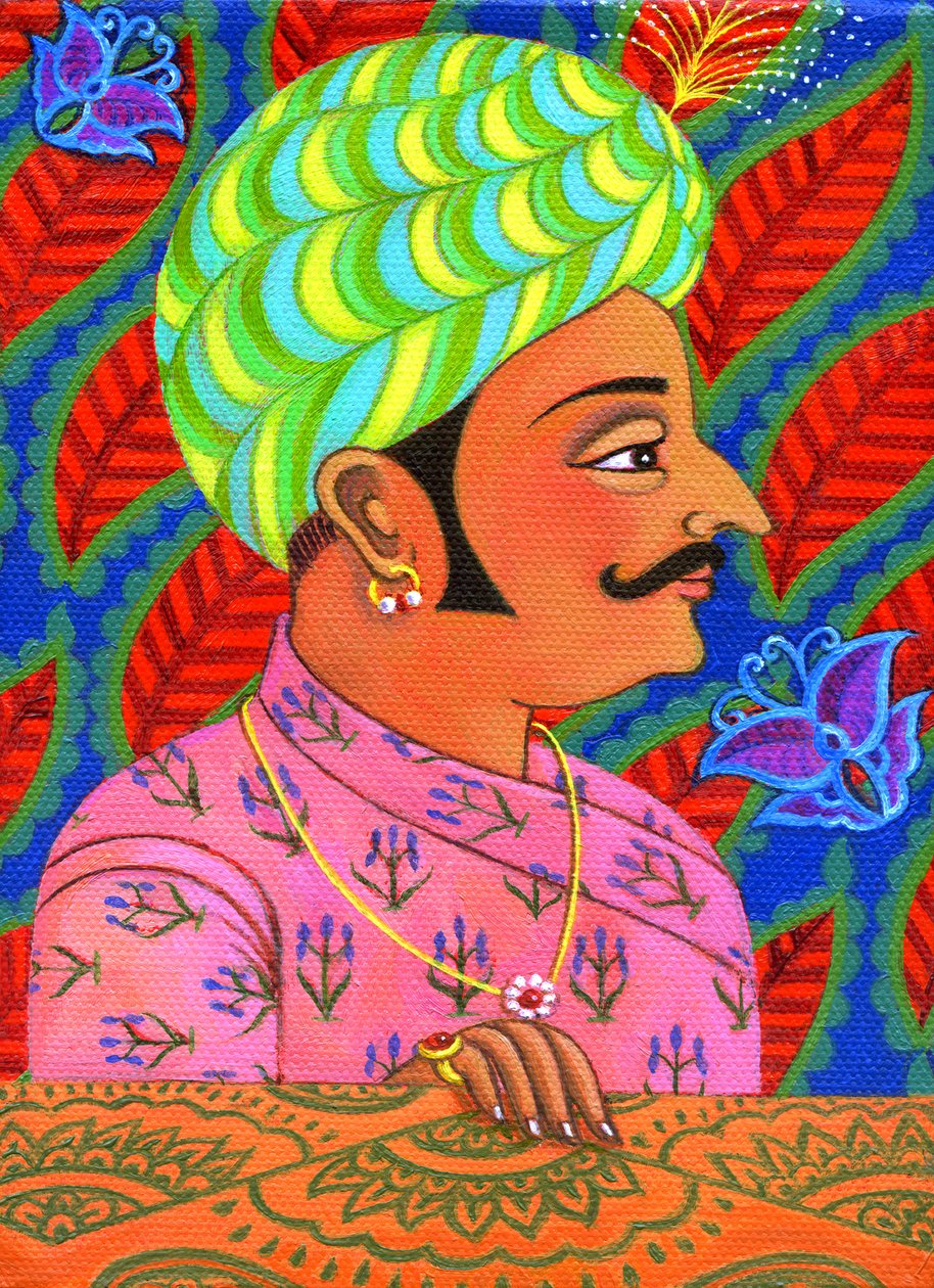 तितलियों के साथ महाराजा, 2011, द्वारा जेन टैटर्सफ़ील्ड