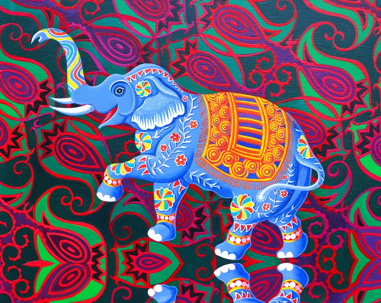 भारतीय हाथी, 2016 द्वारा जेन टैटर्सफ़ील्ड