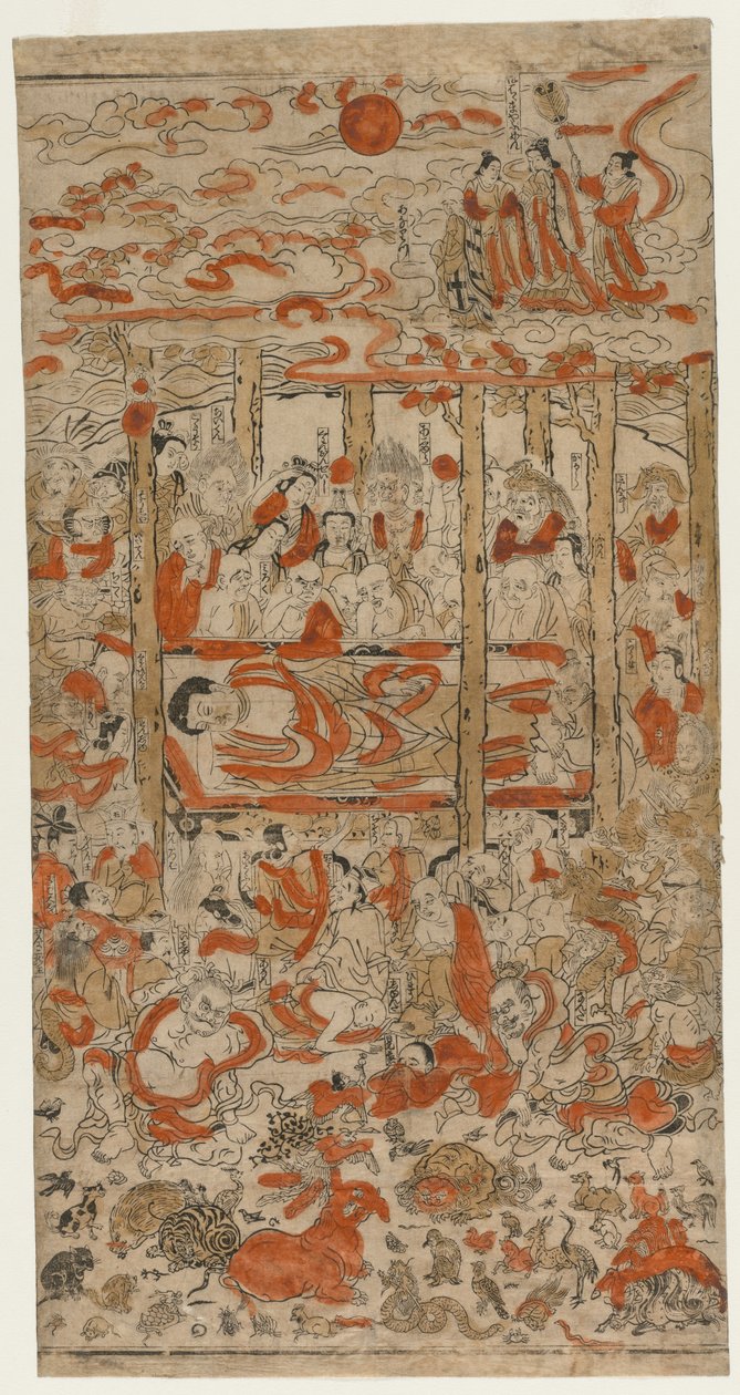 बुद्ध का परिनिर्वाण द्वारा जापान, ईदो अवधि