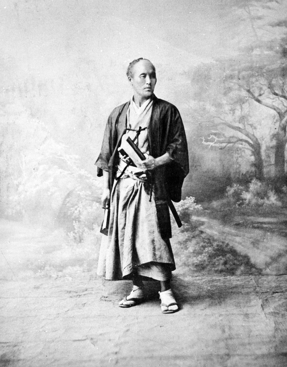 समुराई, c.1860s द्वारा जापानी फोटोग्राफर