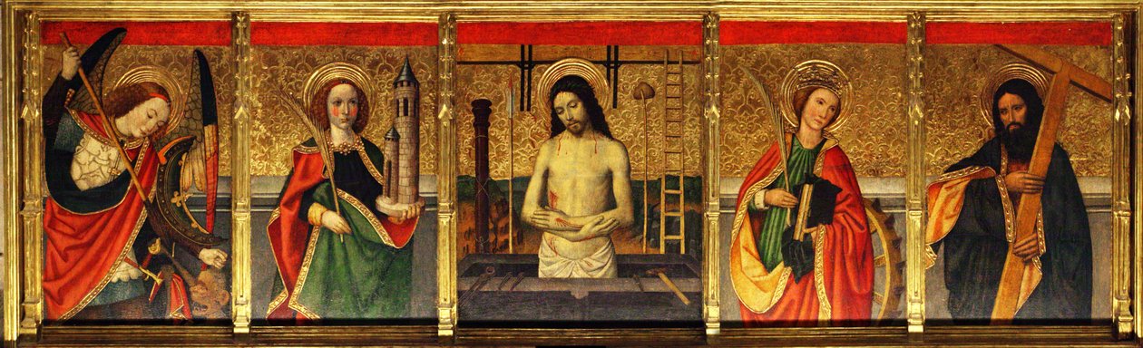 टोर्टोसा कैथेड्रल Huguet Transfiguration predella द्वारा जामे हुगुते