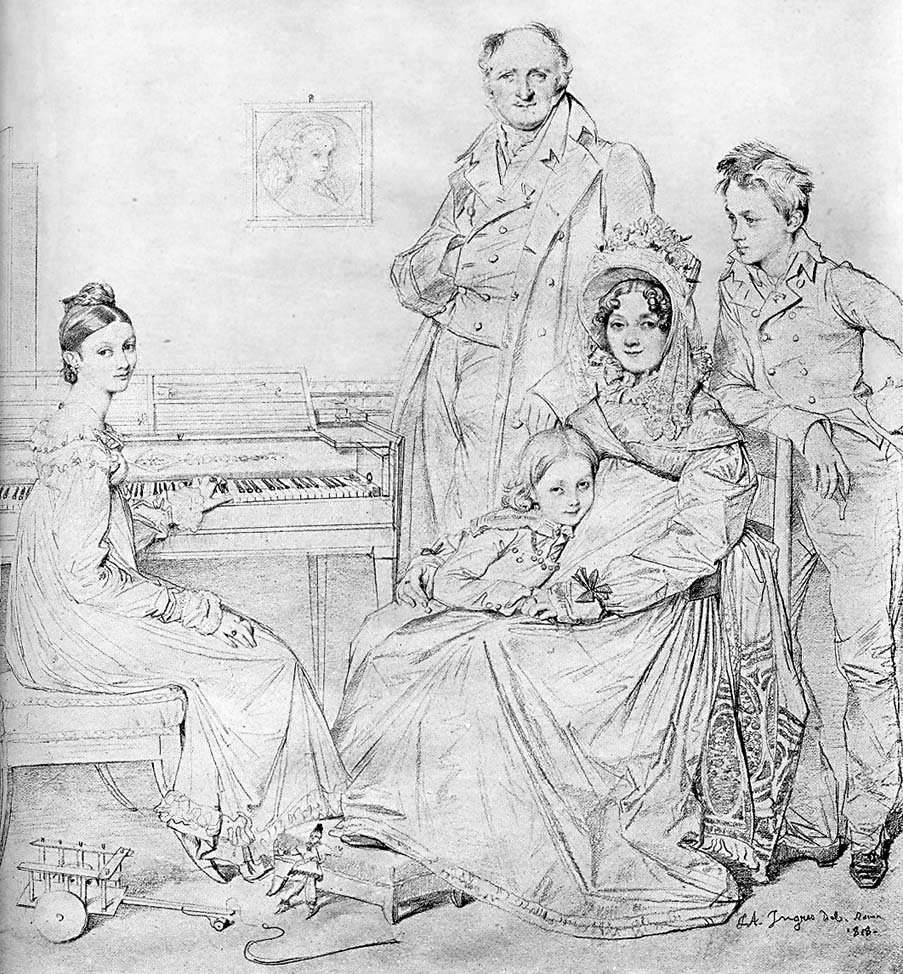 Stamaty परिवार द्वारा जीन अगस्टे डॉमिनिक इंगर्स