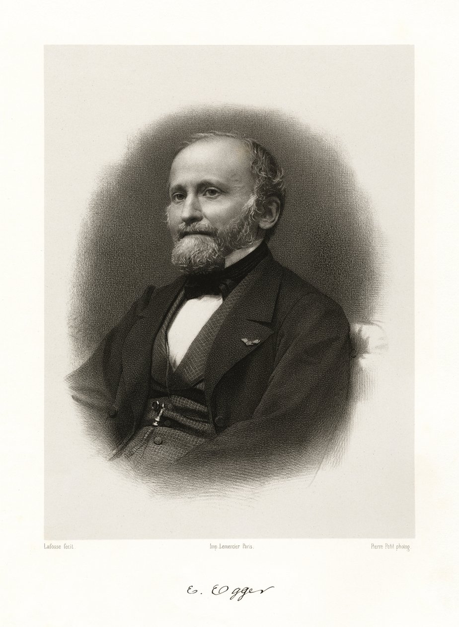 एमिल एगर, 1865-66 द्वारा जीन बैप्टिस्ट एडोल्फ लफोस