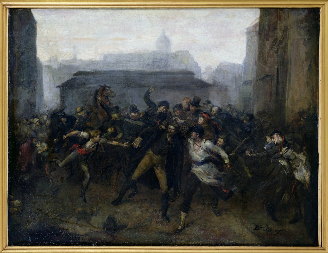 द स्पाई, एपिसोड ऑफ द सीज ऑफ पेरिस, 1871 द्वारा जीन बैप्टिस्ट कारपो
