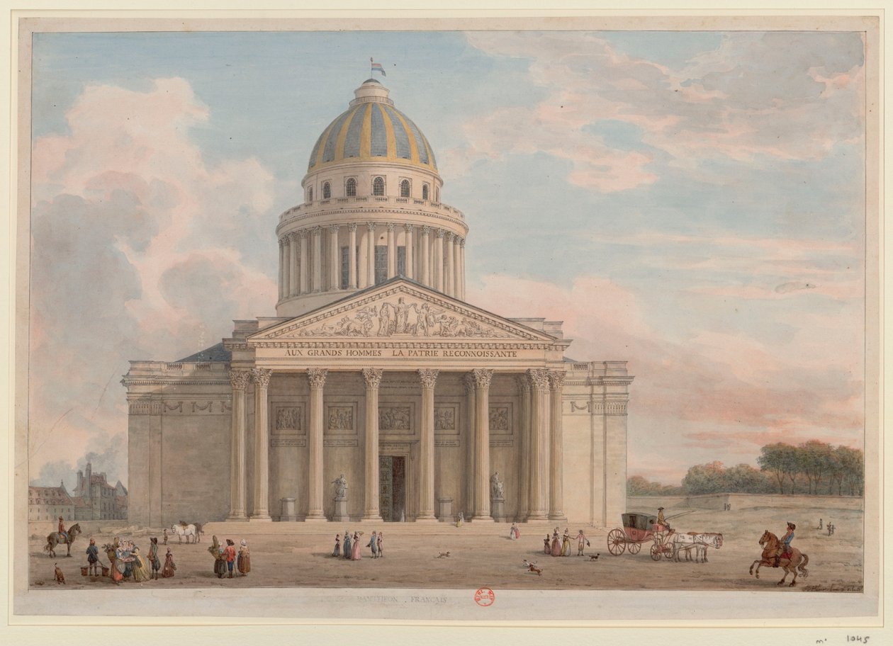 1794-1795 में पेरिस का पंथियन द्वारा जीन बैप्टिस्ट हिलैरे