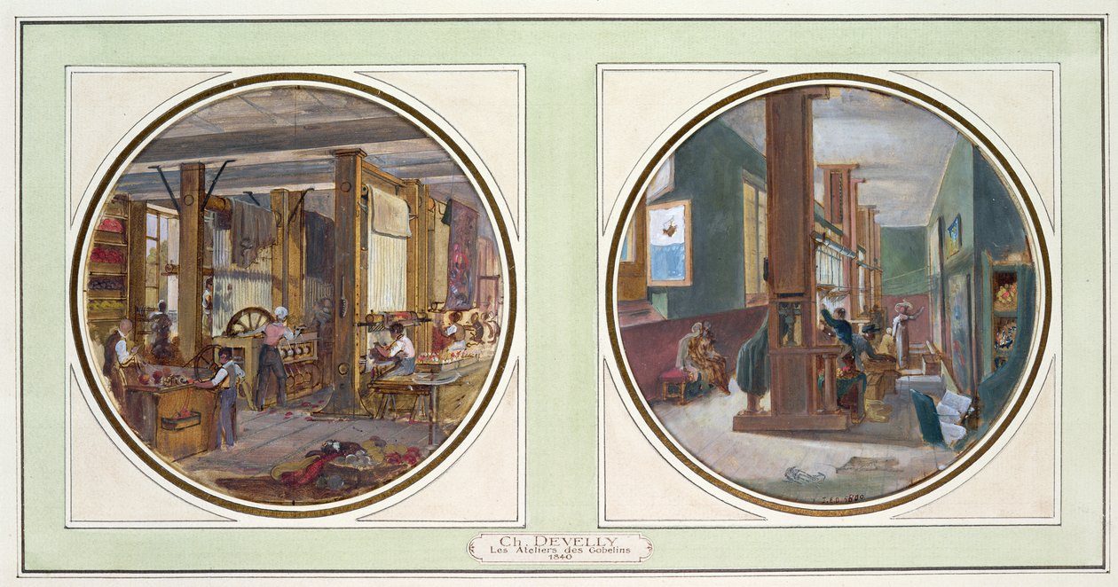 गोबलिन्स वर्कशॉप, 1840 (176257 भी देखें) द्वारा जीन चार्ल्स देवलि