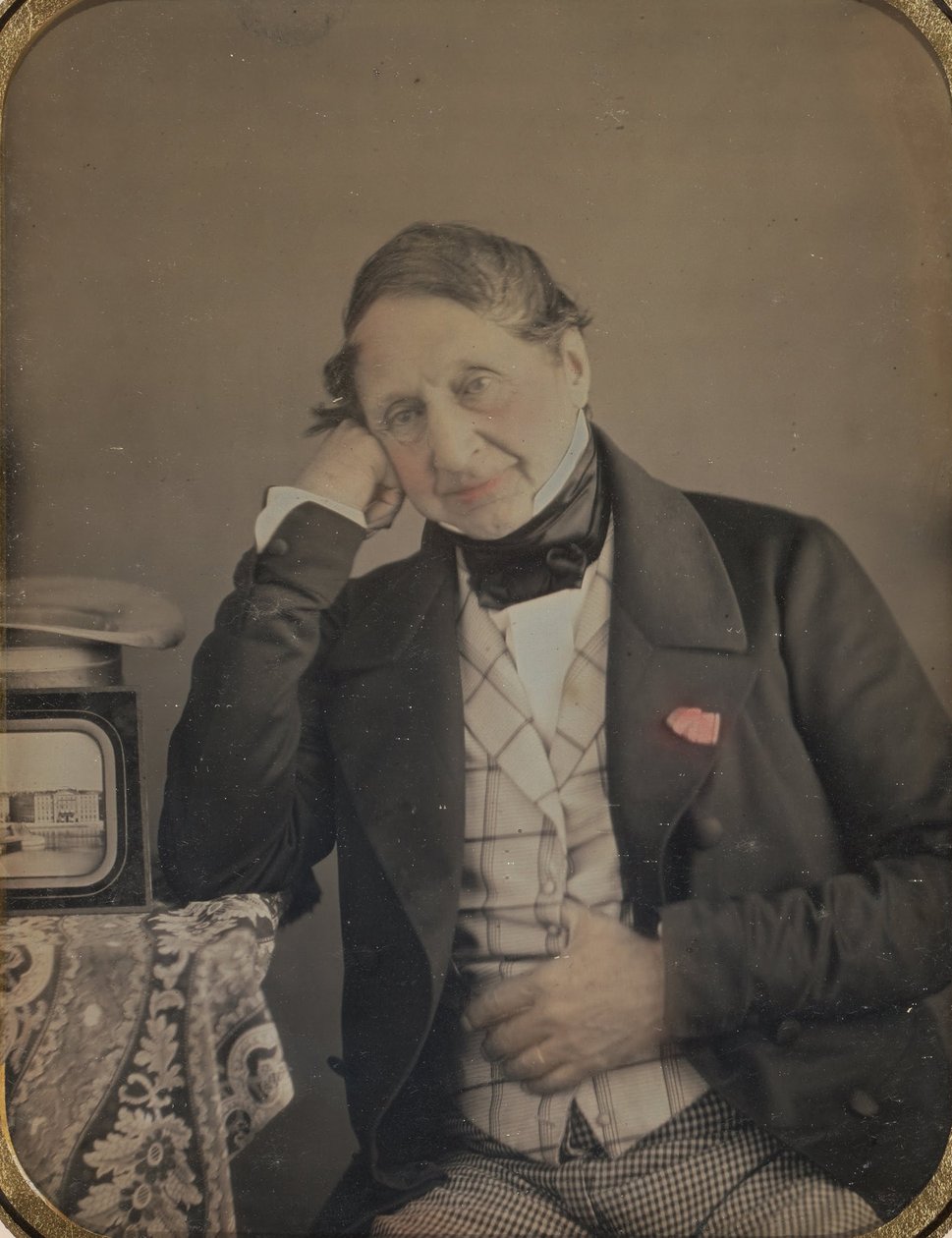 जिनेवा के एक Daguerreotyp के साथ स्व-पोर्ट्रेट द्वारा जीन गेब्रियल आयनार्ड