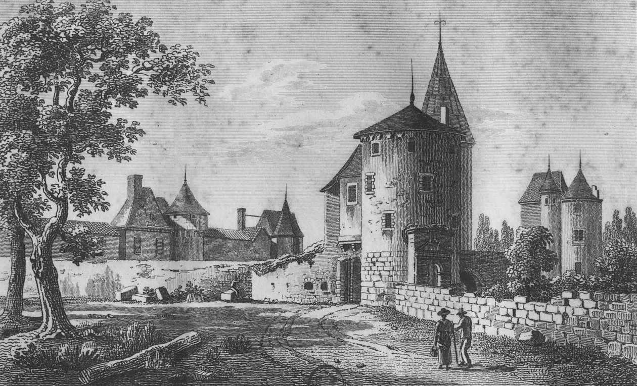 Chateau de Montaigne का दृश्य द्वारा जीन जेरोम बॉगैन