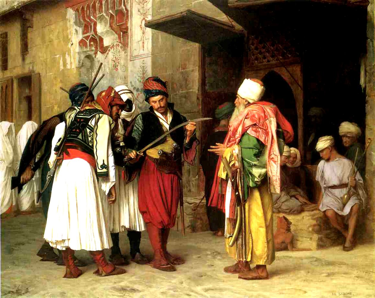 पुराने कपड़े व्यापारी, काहिरा, 1866 द्वारा जीन लियोन गेरोम