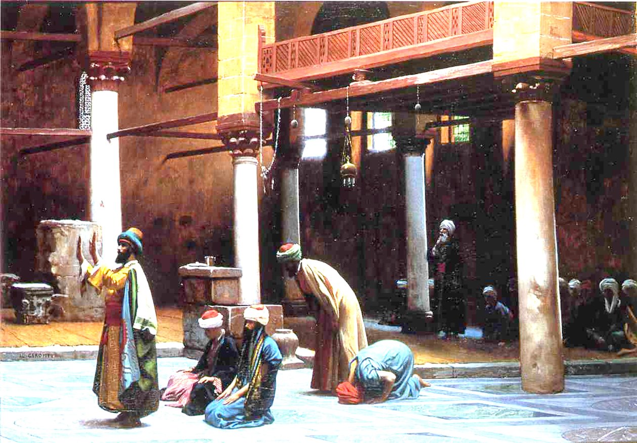 एक मस्जिद में प्रार्थना, 1892 द्वारा जीन लियोन गेरोम