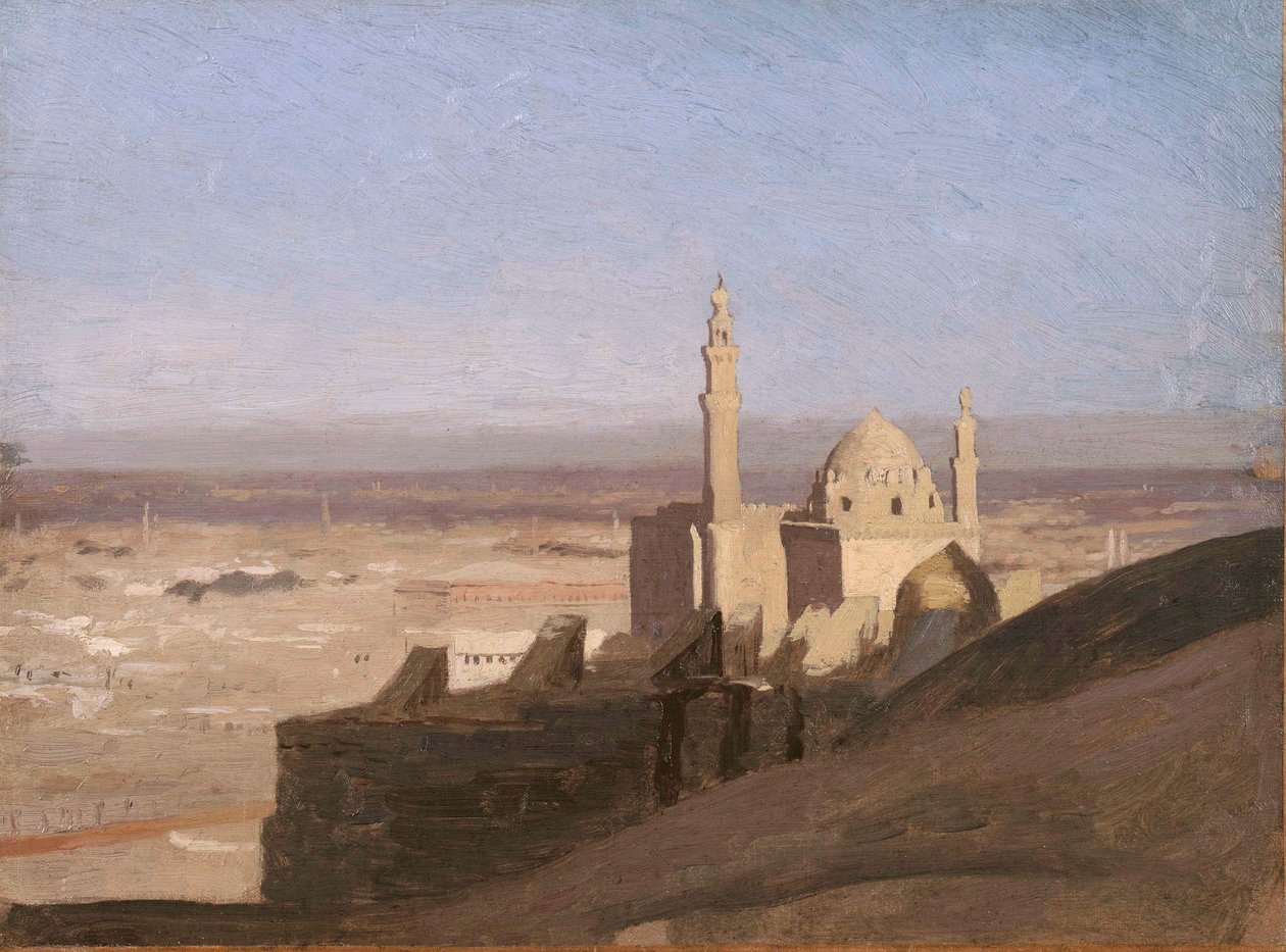 काहिरा का दृश्य, c.1861-62 द्वारा जीन लियोन गेरोम