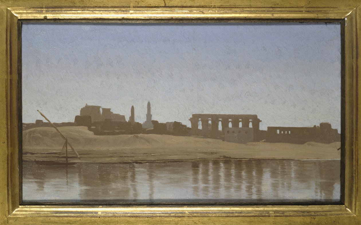 1857 के लक्सर में नील नदी का दृश्य द्वारा जीन लियोन गेरोम