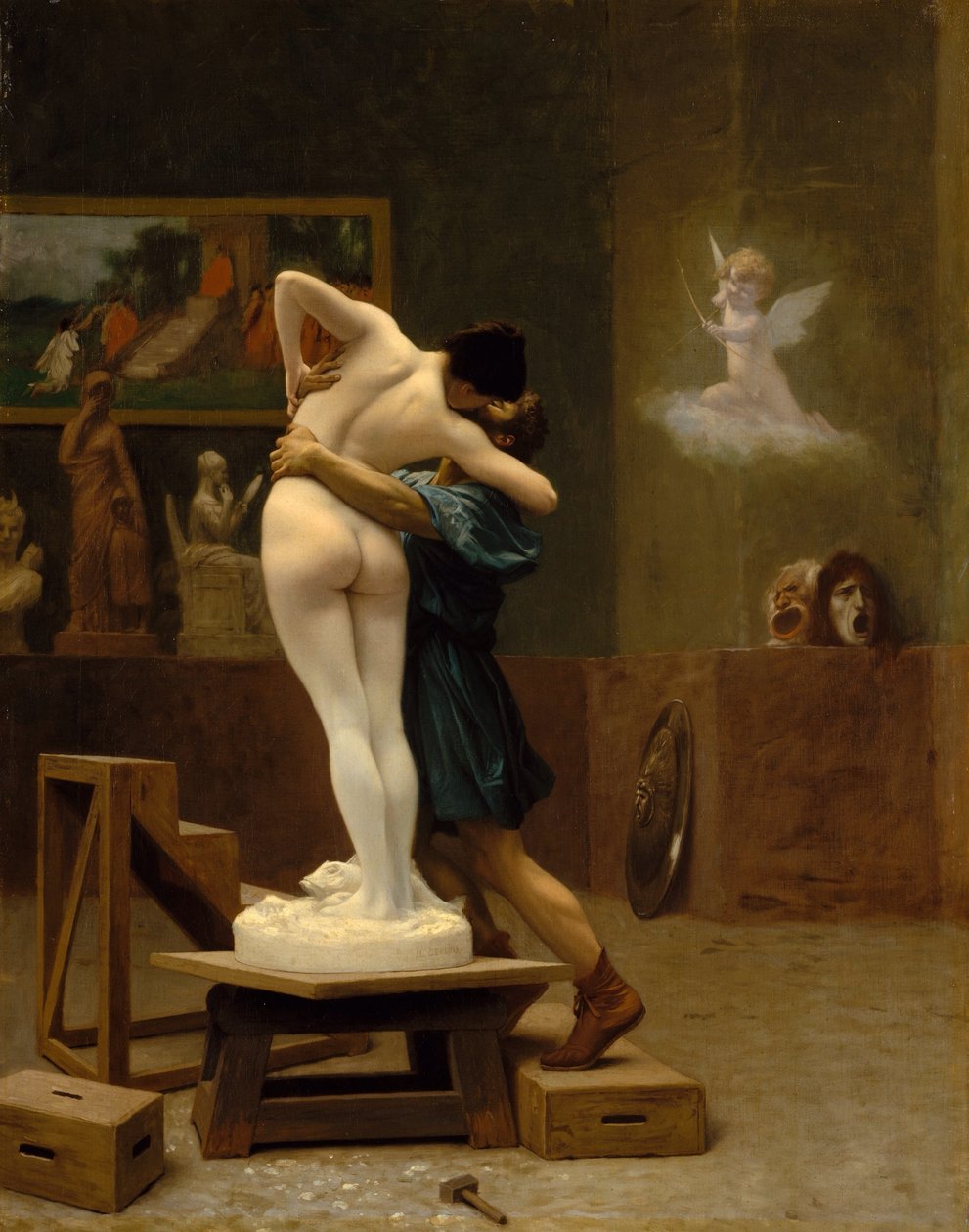 Pygmalion और Galatea द्वारा जीन लियोन गेरोम
