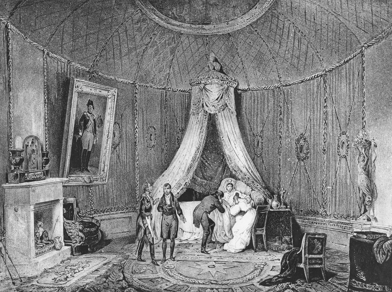 29 मई 1814, 1829 को जोसेफीन डी बयाराहनिस की मृत्यु द्वारा जीन लुइस तिरपेने