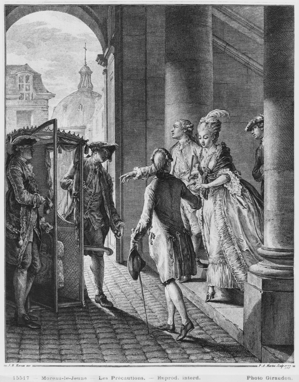 पिएत्रो एंटोनियो मार्टिनी (1739-97) द्वारा 1717 में उकेरी गई सावधानियां द्वारा जीन-मिशेल द यंगर मोरो