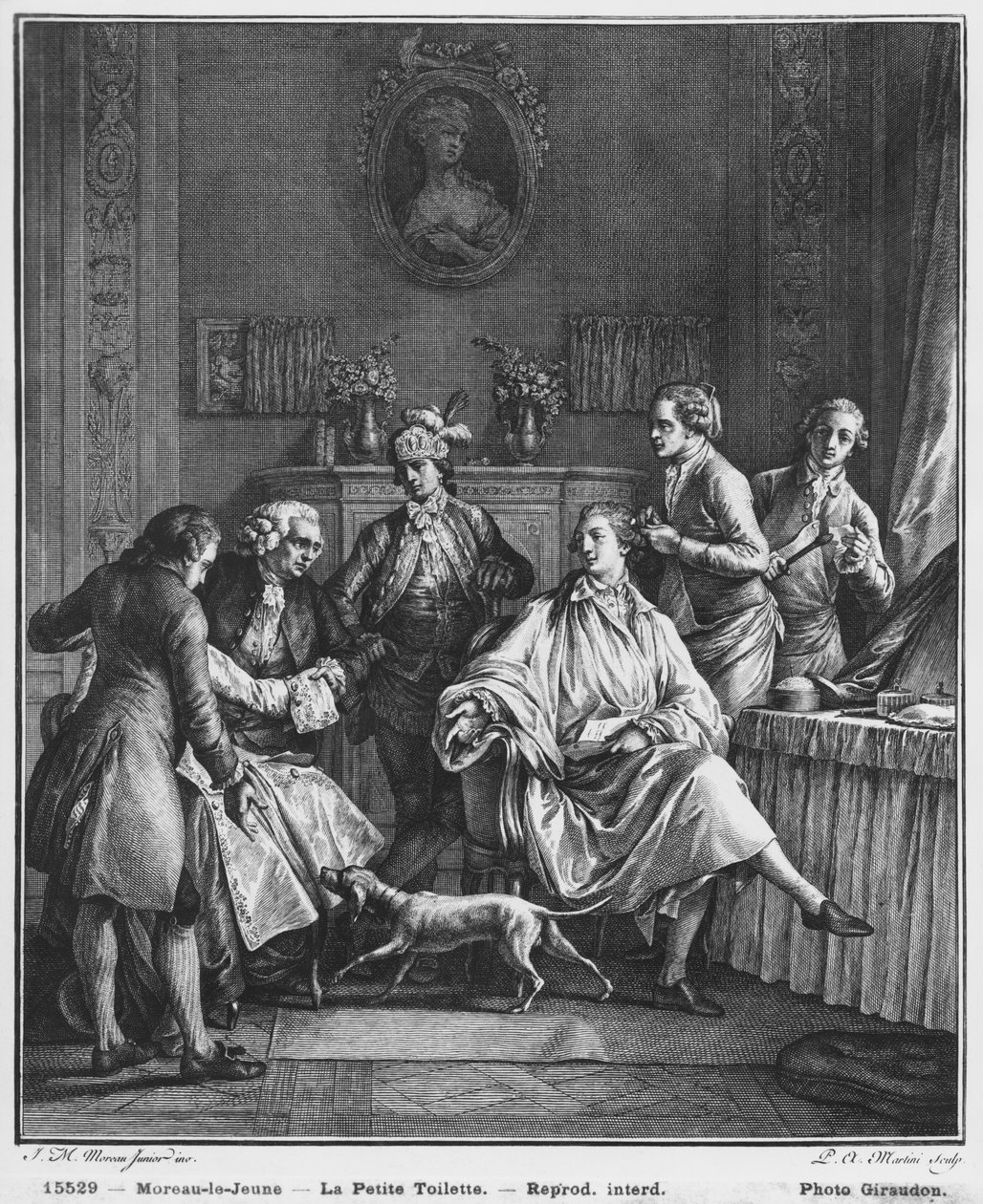 छोटे शौचालय, पिएत्रो एंटोनियो मार्टिनी द्वारा उत्कीर्ण (1739-97) द्वारा जीन-मिशेल द यंगर मोरो