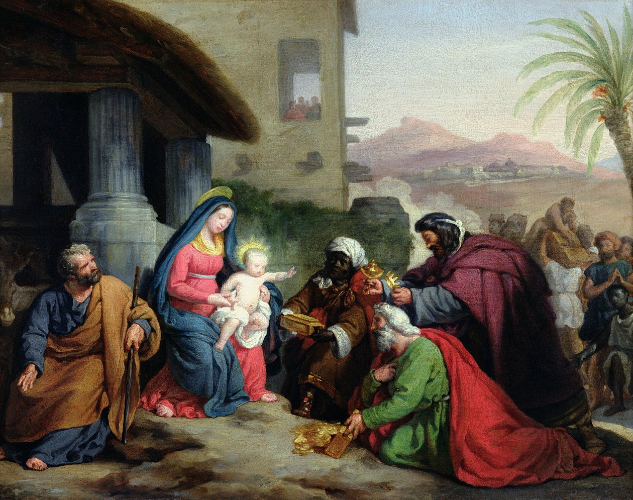 मागी का आराधना, c.1833-36 द्वारा जीन पियरे ग्रेंजर
