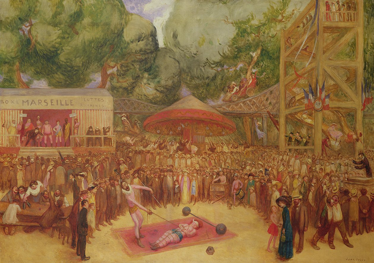 सेंट-क्लाउड पर मेला, c.1920 द्वारा जीन वीबर
