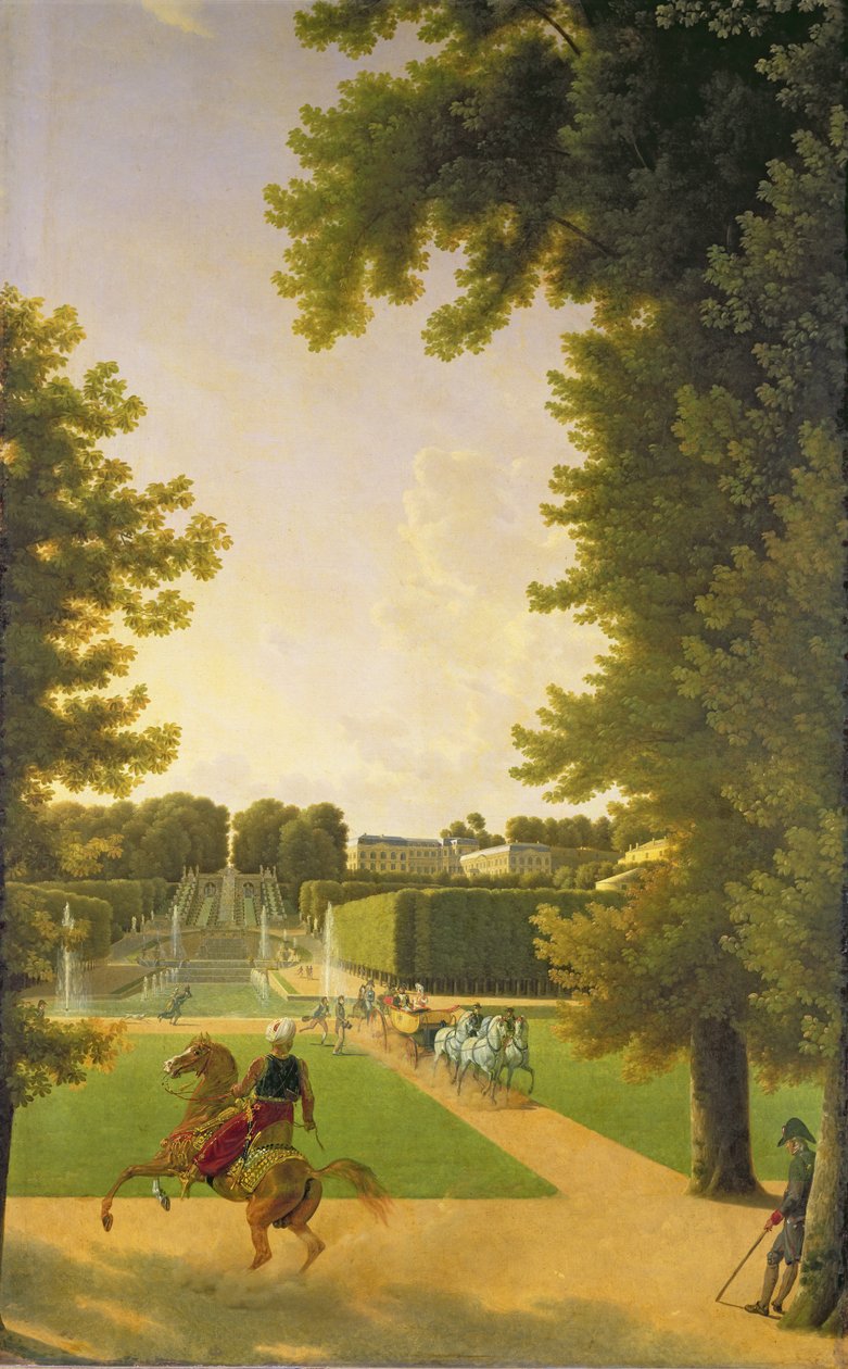 1810 में Parc de Saint-Cloud में नेपोलियन I (1769-1821) और मैरी-लुईस (1791-1847) का प्रचार द्वारा जीन जोसेफ जेवियर बिडुलड