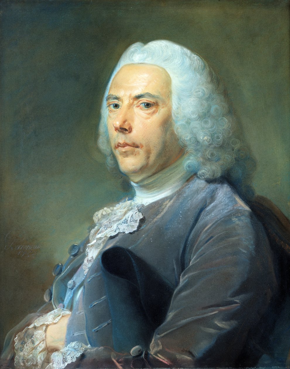 पियरे बौगेर (1698-1758) 1753 (कागज पर पेस्टल) द्वारा जीन-बैप्टिस्ट पेरोनन्यू