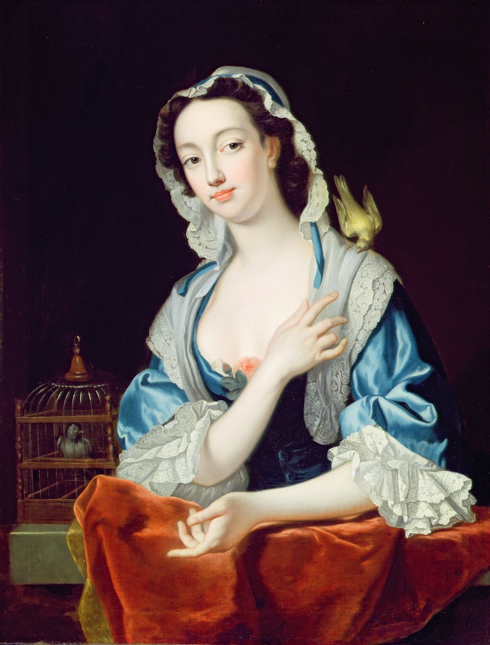 Peg Woffington का पोर्ट्रेट (1718-60) द्वारा जीन बैप्टिस्ट वैन लू