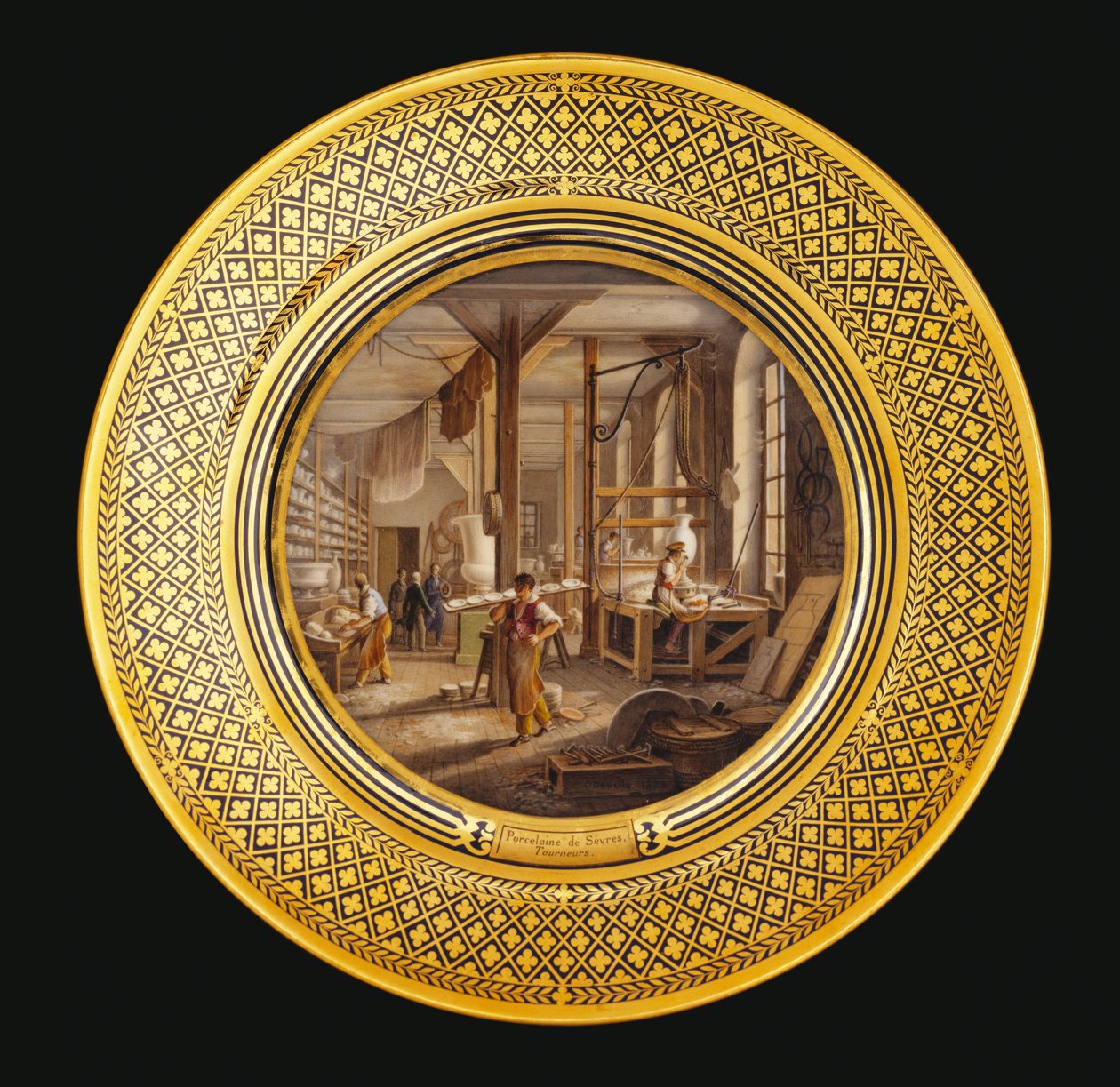 सेव्रेस पोर्सिलेन, c.1820-1835 (चीनी मिट्टी के बरतन) द्वारा जीन चार्ल्स देवलि