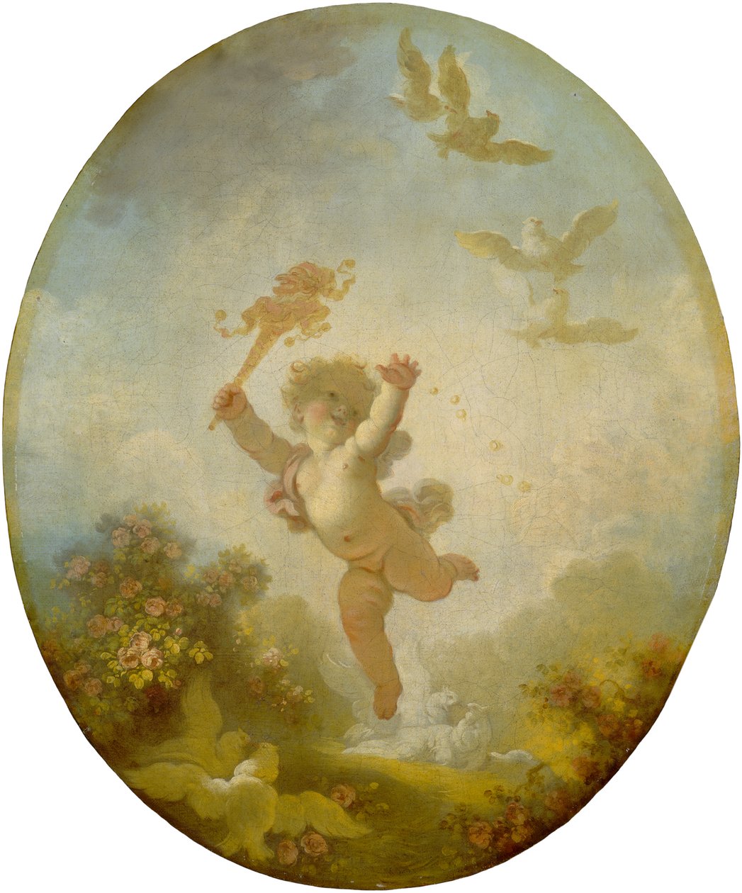 प्यार के रूप में फली, c.1773-76 द्वारा जीन ऑनर फ्रैगनार्ड