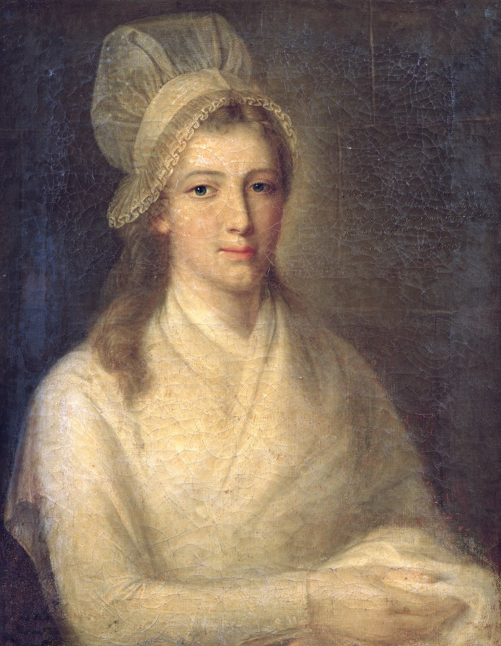 चार्लोट कॉर्डे (1768-93) (कैनवास पर तेल) द्वारा जीन जैक्स हाउर