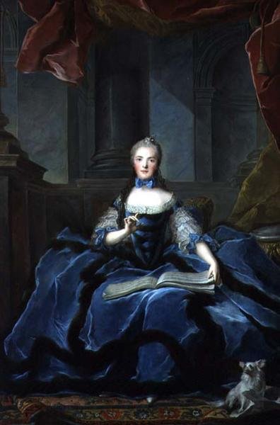 मैरी एडिलेड का एक पोर्ट्रेट (1759-1802) लुई XV की बेटी (कैनवास पर तेल) द्वारा जीन मार्क नटिएर
