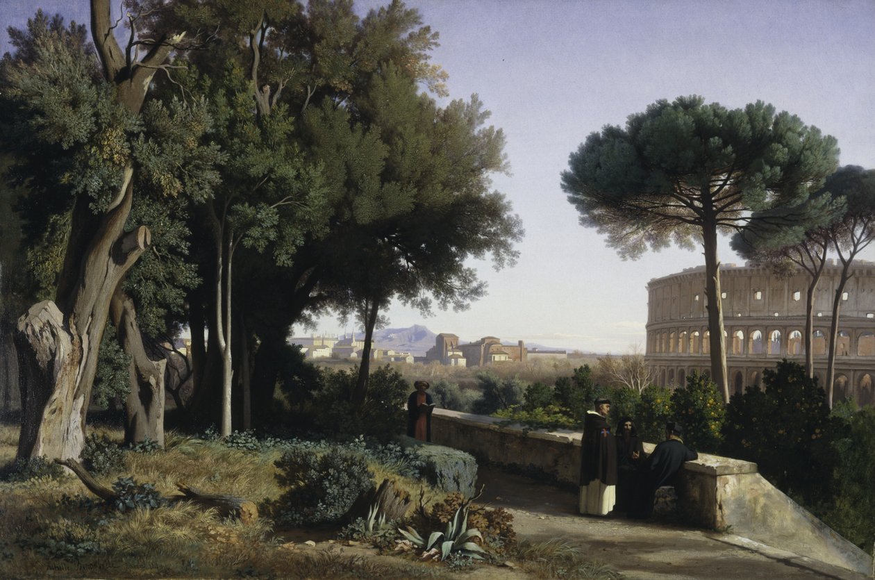 Colosseum ने Palatine से देखा द्वारा जीन आकिल बेनोविले