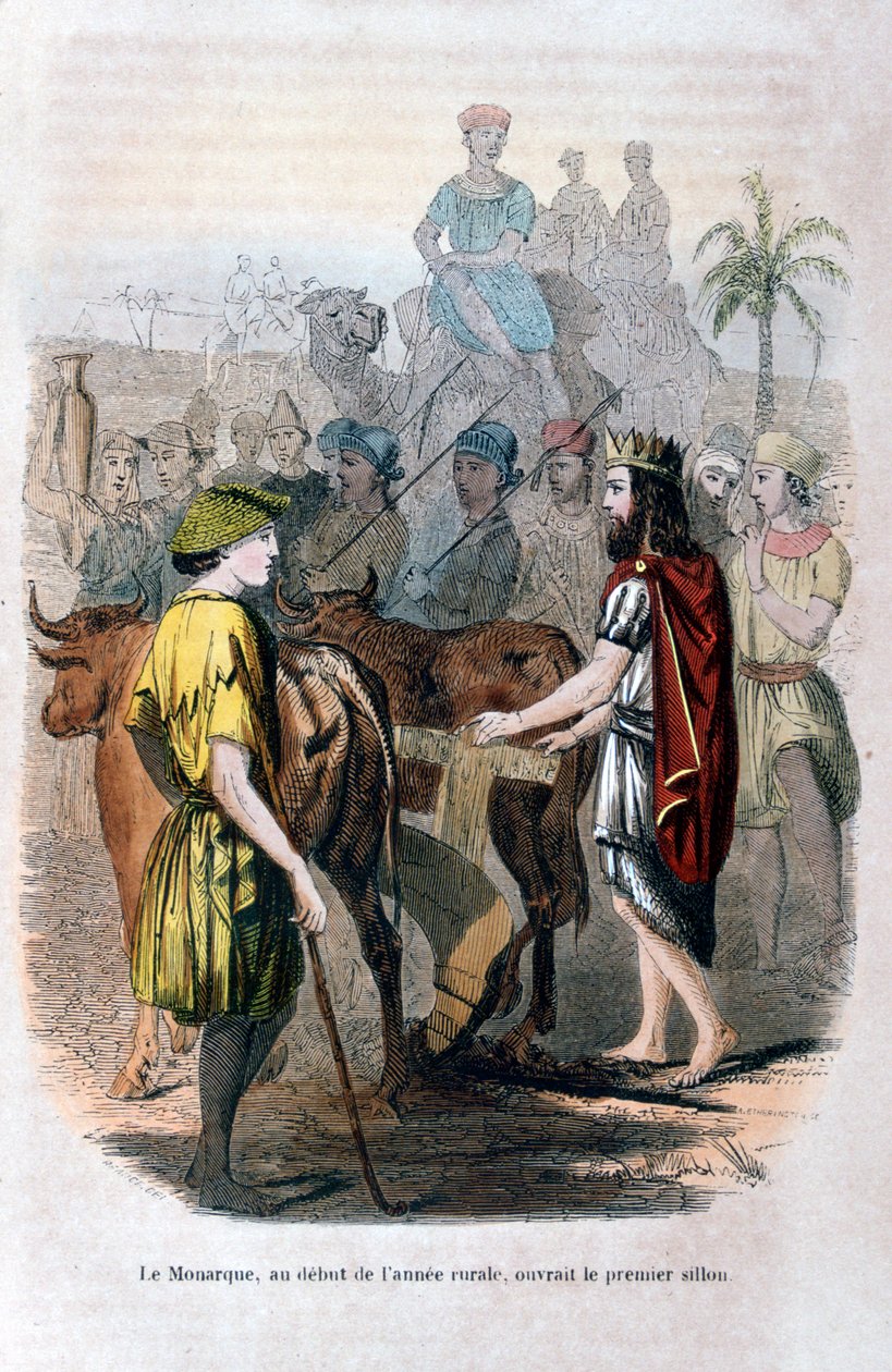 ग्रामीण वर्ष की शुरुआत में मोनार्क, 1847 में पहला फर्रो खोला गया द्वारा जीन एडोल्फ बीज़