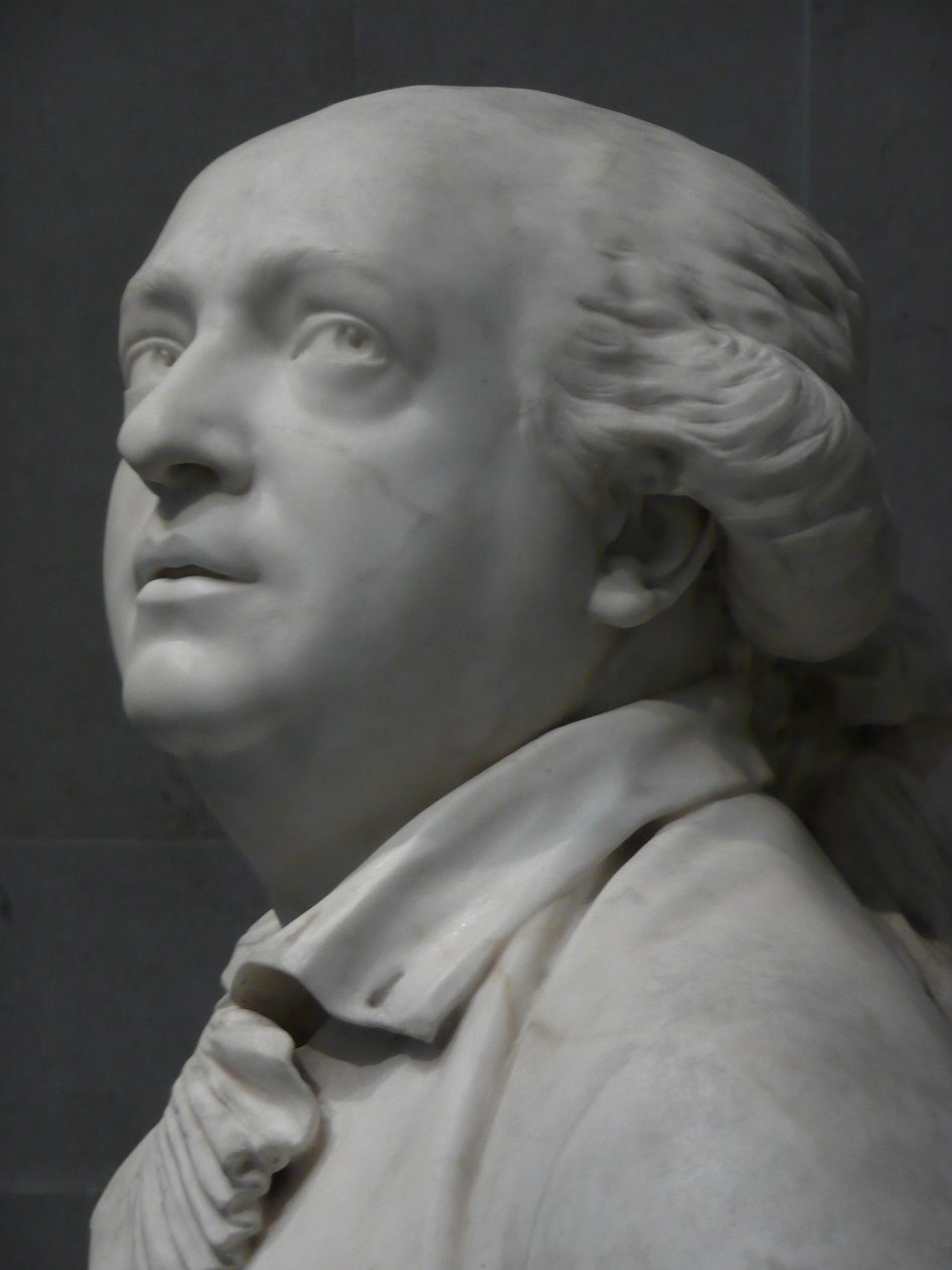 काउंट एलिसंड्रो डी कैगलियोस्ट्रो 1743-1795 डिटेल, 1786 द्वारा जीन एंटोनी हौडन