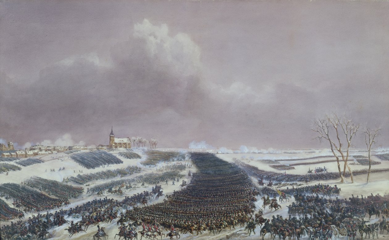 8 फरवरी 1807 ईलाऊ की लड़ाई (कागज पर पानी के रंग का) द्वारा जीन एंटोनी शिमोन का किला
