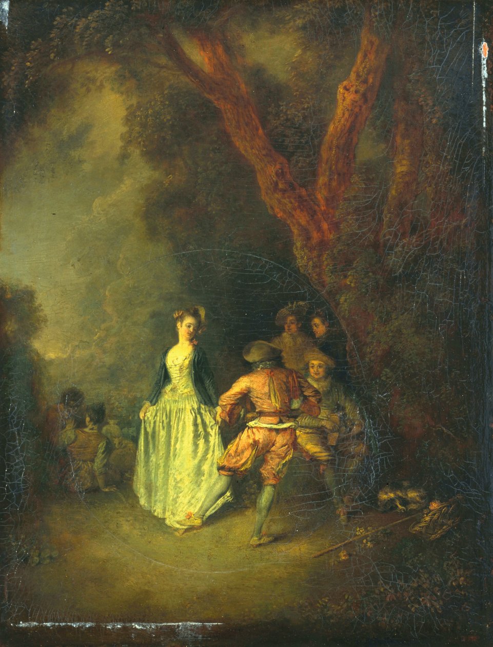 द कंट्री डांस, c.1711 द्वारा जीन एंटोनी वट्टू