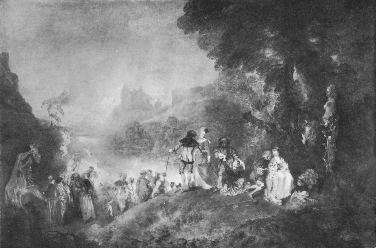 साइर्थिया द्वीप, 1717, 1912 के लिए तटबंध द्वारा जीन एंटोनी वट्टू