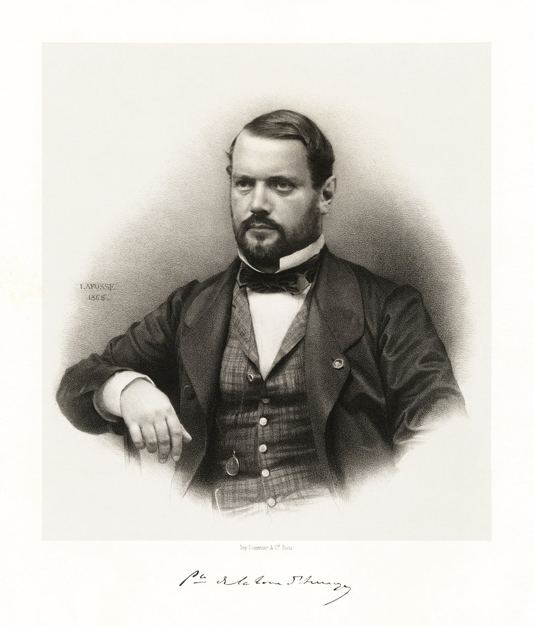 गोडफ्रॉय हेनरी बर्नार्ड अल्फोंस द टॉवर डावेर्गने, 1865-66 द्वारा जीन बैप्टिस्ट एडोल्फ लफोस