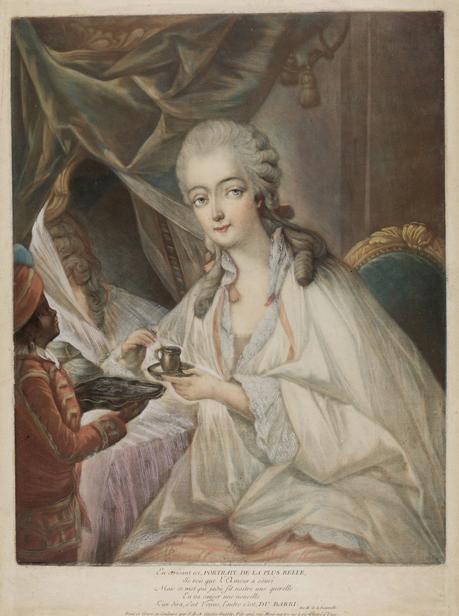 मिसेज डु बैरी, 1771 द्वारा जीन बैप्टिस्ट आंद्रे गौटियर डागोटी