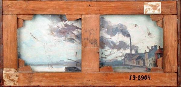 सीन द्वारा एक कारखाने के साथ लैंडस्केप, द सीन का छंद, c.1867 (कैनवास पर तेल) (183847 देखें) द्वारा जीन बैप्टिस्ट आर्मंड गुइलुमिन