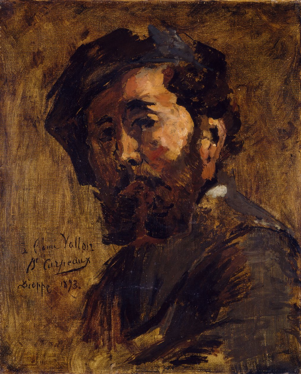 एंटोनी वोलन का पोर्ट्रेट 1833-1900, 1873। द्वारा जीन बैप्टिस्ट कारपो