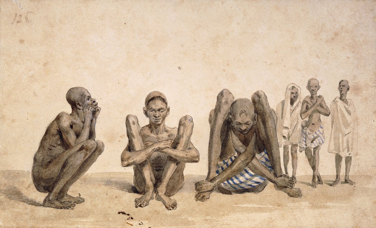 रियो जनेरियो के गुलाम, सी। 1825-6 द्वारा जीन बैप्टिस्ट डेब्रेट