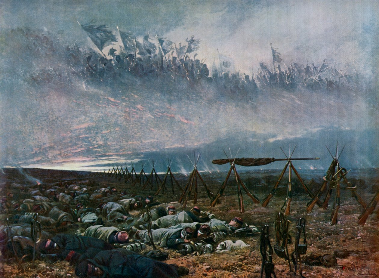 द ड्रीम, 1888, 1912। द्वारा जीन बैप्टिस्ट एडौर्ड डिटेल