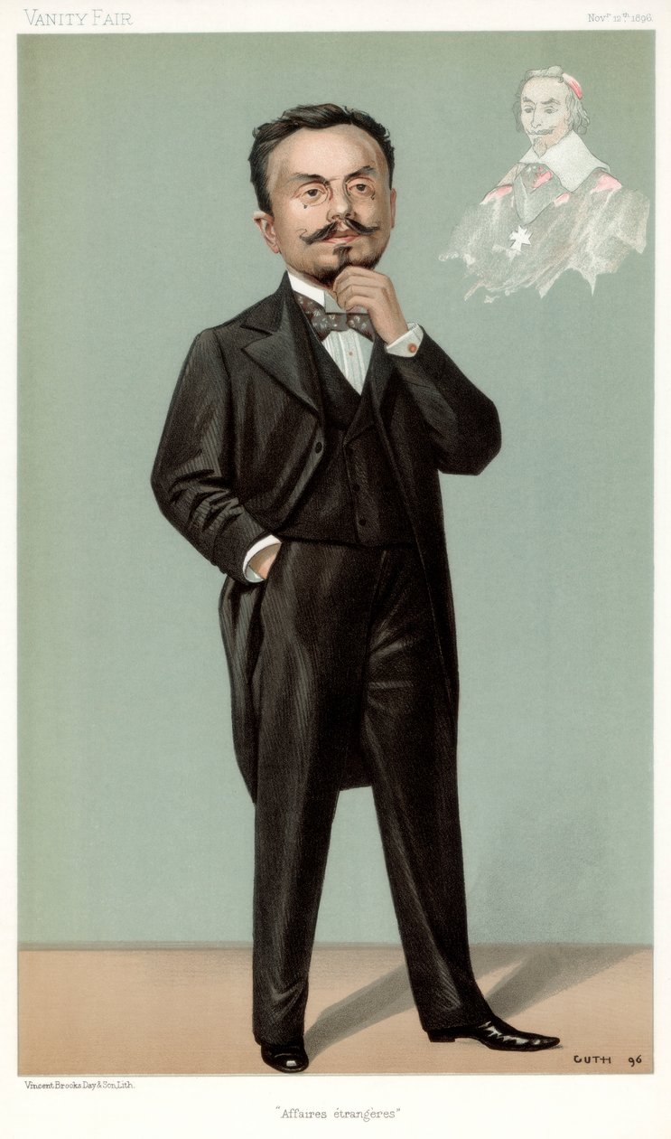एटरेर्गेर्स, गेब्रियल हैनटॉक्स, फ्रेंच स्टेट्समैन, 1896 द्वारा जीन बैप्टिस्ट गुथ