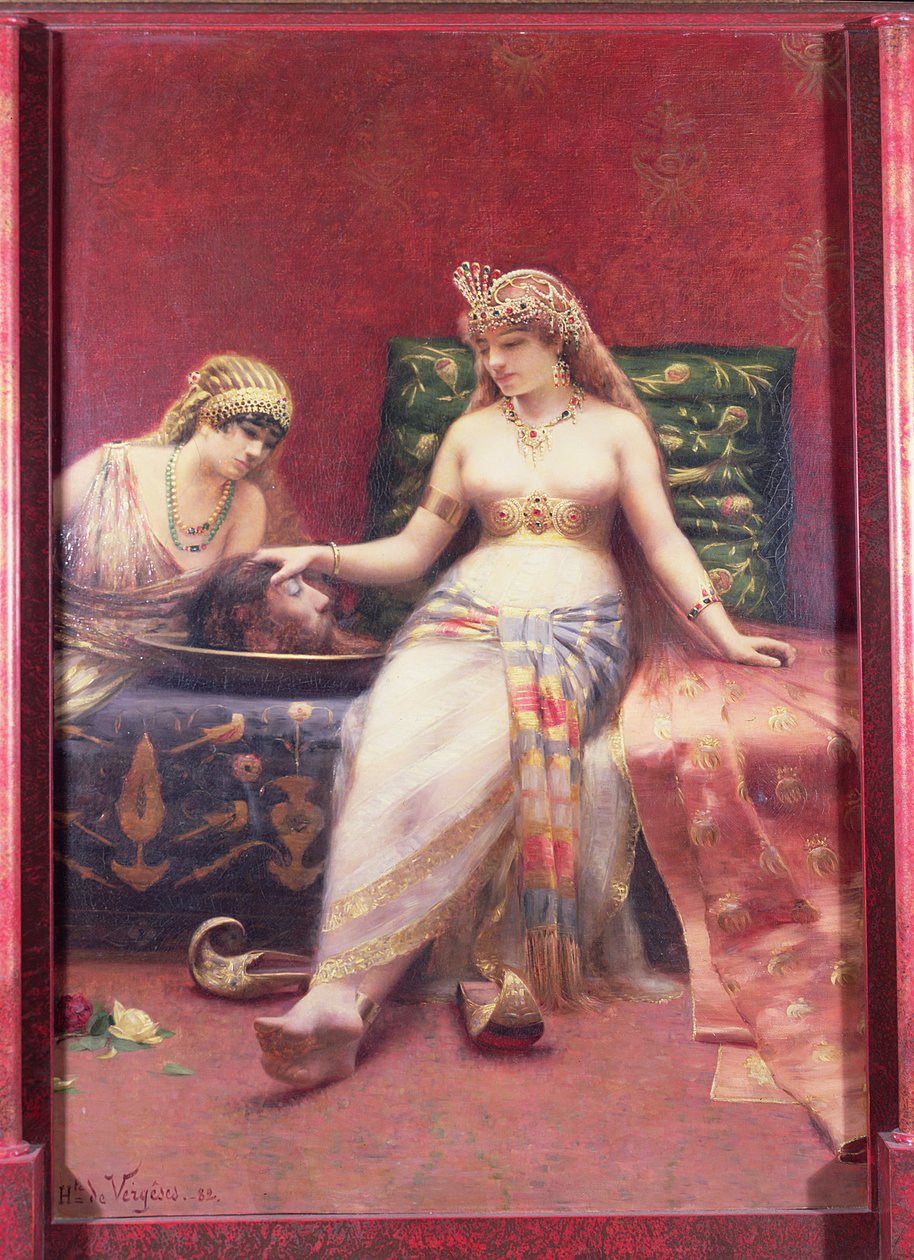 जॉन द बैपटिस्ट, 1882 (तेल) के प्रमुख के साथ सलाम द्वारा जीन बैप्टिस्ट हिप्पोलीटे डे वेरेगेस