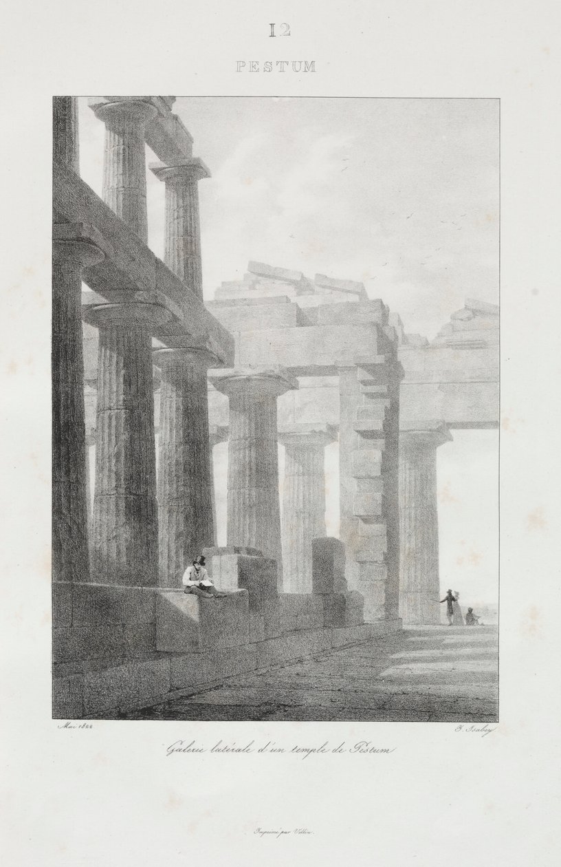 1822, 1833 में इटली की यात्रा। द्वारा जीन-बैप्टिस्ट इसाबे