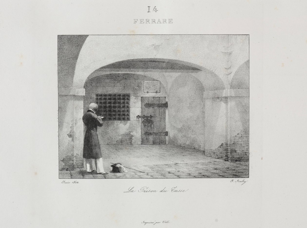 1822, 1833 में इटली की यात्रा। द्वारा जीन-बैप्टिस्ट इसाबे